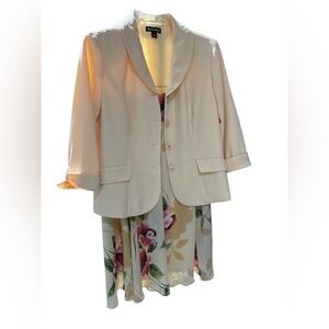 Dana Kay Yellow Blazer and skirt with Classic Lapel and Smooth Texture